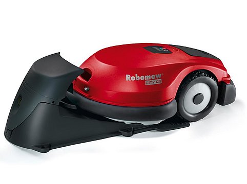 Červená je nová černá<br />V roce 2011 představila společnost Robomow řadu RED Robomow - mladší a o něco 